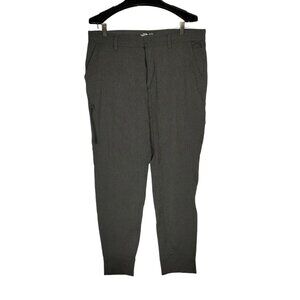 The North Face Jogger Chino Pants Men's 34 Heather Gray Nylon Blend Flat-Front